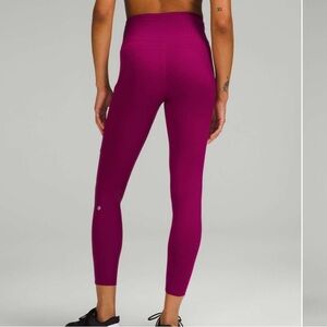 Lululemon Fast and Free High-Rise Tight 25" in Magenta Purple